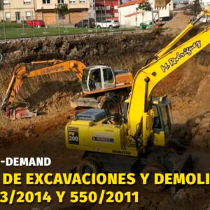 Taller de Excavaciones y demoliciones (Res. 503/2014 y 550/2011)